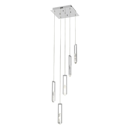 Elysian 5 Light Chandelier // Chrome