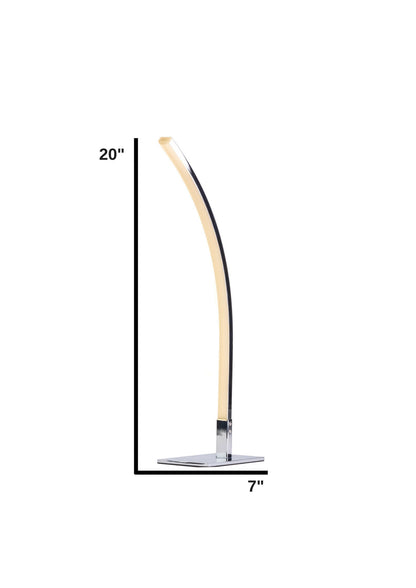 Modern Arc Design Table Lamp // Led Strip