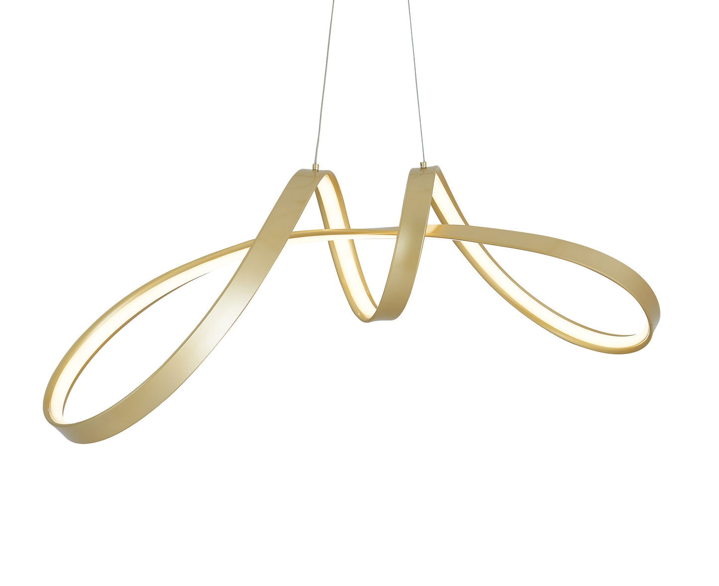 Bucharest LED Chandelier // Sandy Gold