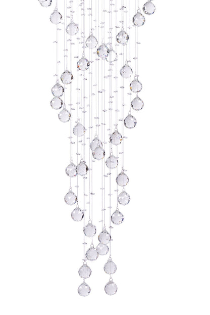 Crystal Chandelier Double Helix// 12 Light