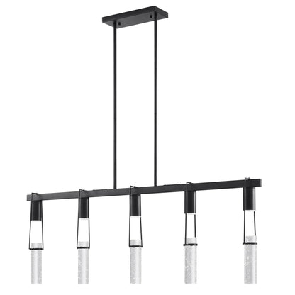 Harmony 5 Light Chandelier // Matte Black