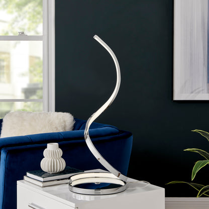 Modern Spiral LED Table Lamp // Led Strip