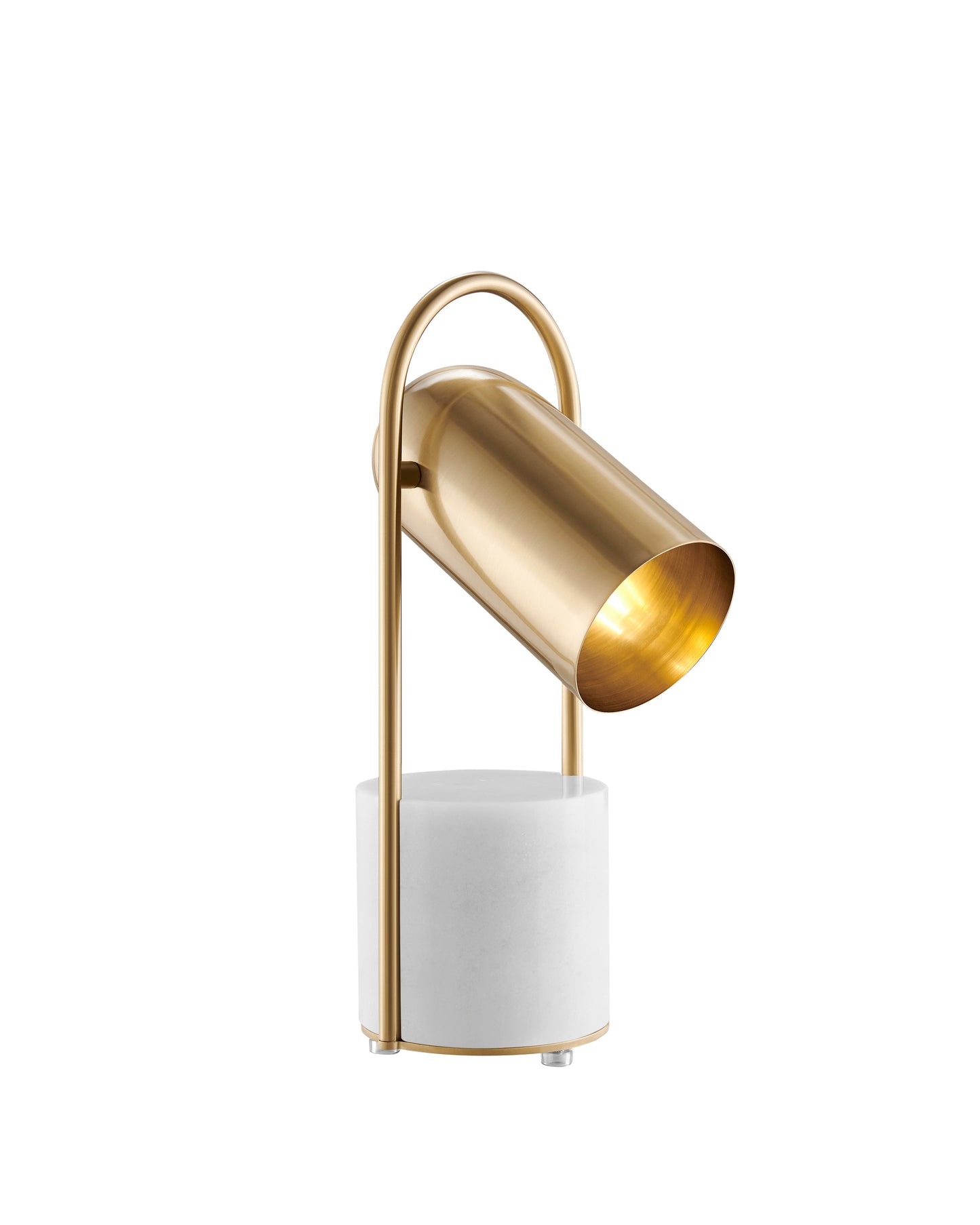 Chrysalism Gold and Marble Table Lamp