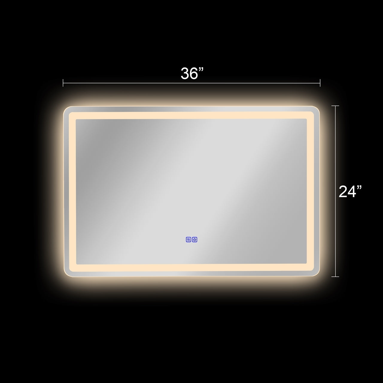 SPECULO 36"x24" Horiz Mount 4000K LED Mirror