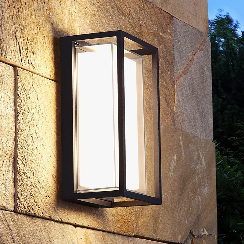 RADIANCE EXTERIOR LED WALL SCONCE - BLACK