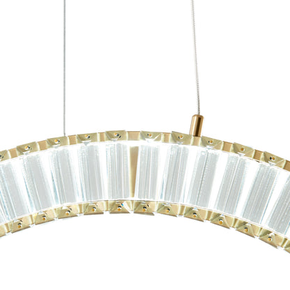 Sanford Single Chandelier // Brushed Gold